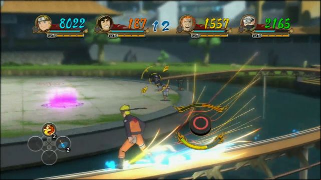 ... and on a horizontal one. Use them as often as you can! - Mecha-Naruto - qualifying round - Ninja World Tournament - Mecha-Naruto Story - Naruto Shippuden: Ultimate Ninja Storm Revolution - Game Guide and Walkthrough