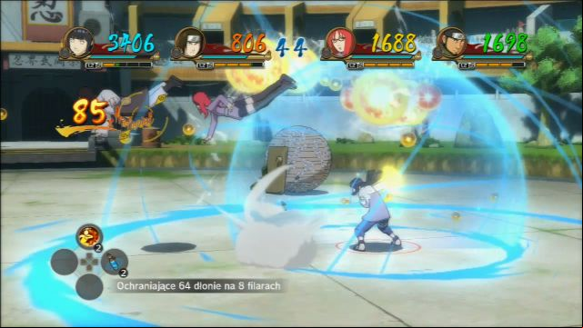 Hinatas Jutsu allow you to attack multiple foes at once, dropping, literally, a sea of Battle Orbs. - Mecha-Naruto - qualifying round - Ninja World Tournament - Mecha-Naruto Story - Naruto Shippuden: Ultimate Ninja Storm Revolution - Game Guide and Walkthrough