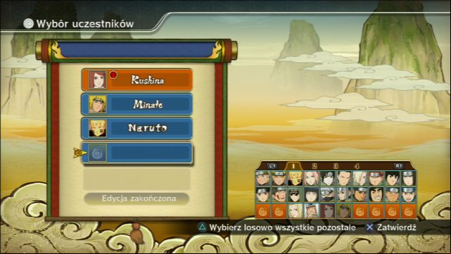 This time you will select a total of 3 additional characters. - Ninja World Tournament - Rank S - Naruto Shippuden: Ultimate Ninja Storm Revolution - Game Guide and Walkthrough