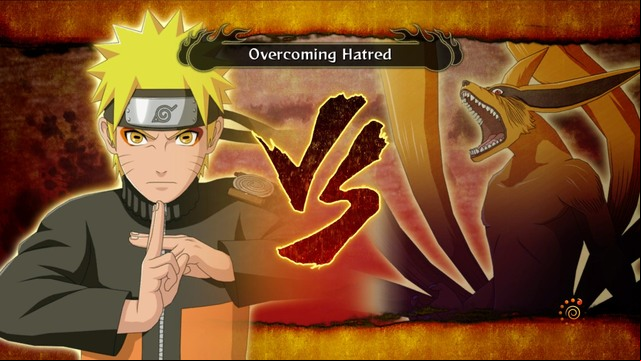 This is the final battle between Naruto and Kyuubi, who is training under the eye of Killer Bee on the Turtle Island - Overcoming Harted - Boss fights - Naruto Shippuden: Ultimate Ninja Storm 3 - Game Guide and Walkthrough
