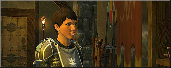 At the beginning of the level you'll see a group of city watch taking bribe from some bandits (1) - City Watch - Neverwinter - Neverwinter Nights 2 - Game Guide and Walkthrough