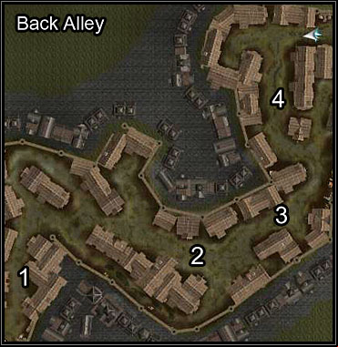 At the end (4) there's the weapon shipment and a numerous crew guarding it - City Watch - Neverwinter - Neverwinter Nights 2 - Game Guide and Walkthrough