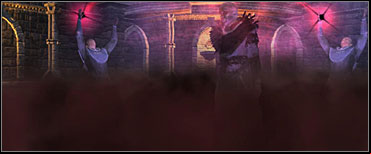 A blade golem will attack you as soon as you enter - The Attack on Crossroads Keep - Tracing Aldanon - Neverwinter Nights 2 - Game Guide and Walkthrough
