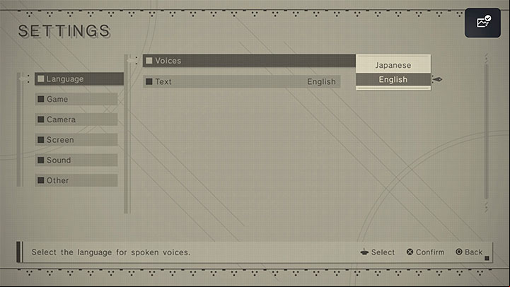 The game also features dubbing - Nier Automata: Language versions - Annex - NieR Automata Guide
