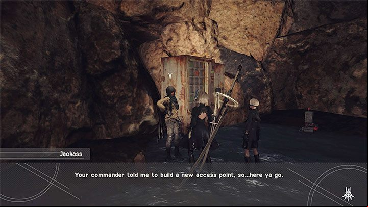 On the way out of the caves to the surface, you will be ed by operator 6O - NieR Automata: Fast travel - how to unlock and use? - FAQ - NieR Automata Guide