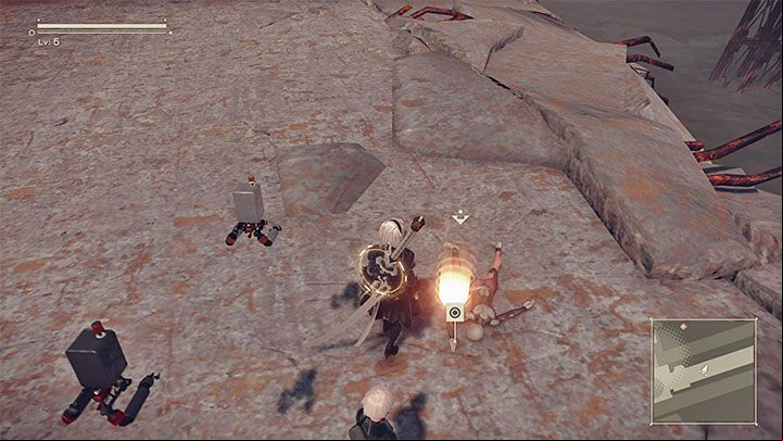 There's also a body nearby - NieR Automata: Prologue factory - how to return? - FAQ - NieR Automata Guide