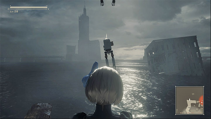 As a reminder, the fishing mini-game consists of pressing X to throw the Pod ("rod") and pressing X again when the Pod, acting as bait, manages to catch something - NieR Automata: All pods - how to unlock? - FAQ - NieR Automata Guide