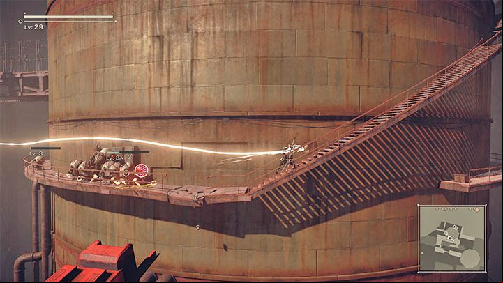 Pod B has the ability to shoot Laser Beams - NieR Automata: All pods - how to unlock? - FAQ - NieR Automata Guide