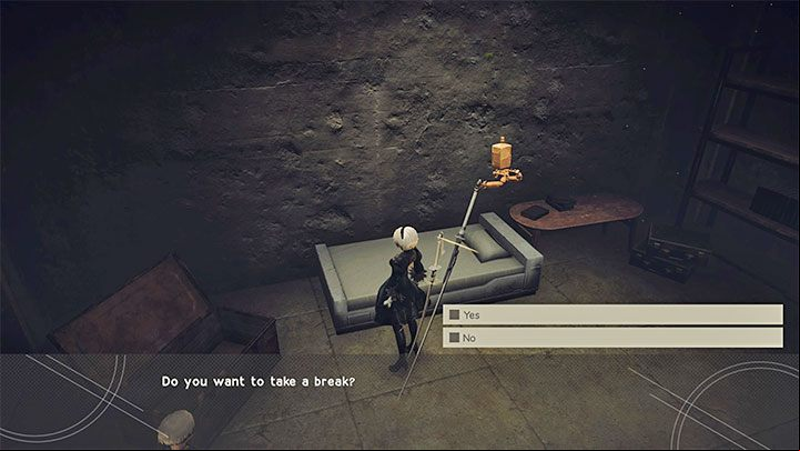 The characters will decide to return to the Resistance Camp - NieR Automata: Chapter 3, Route A - walkthrough - Route A - NieR Automata Guide