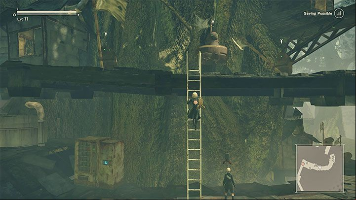 You will have the opportunity to look around the Machine Village - NieR Automata: Chapter 5, Route A - walkthrough - Route A - NieR Automata Guide