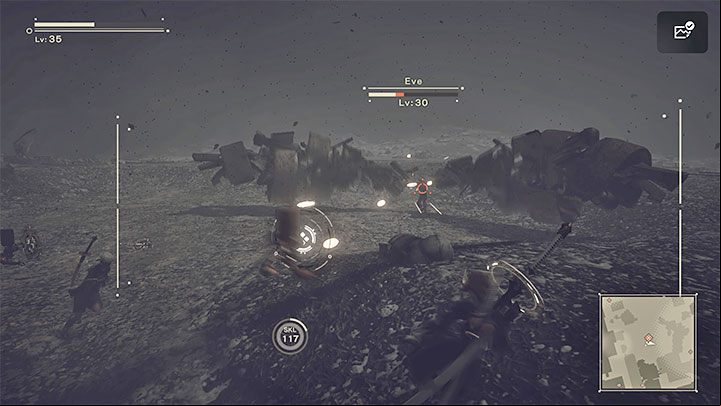 When exchanging hits, beware of Eve's larger melee attacks (e - NieR Automata: Chapter 10, Ending A, Route A - walkthrough - Route A - NieR Automata Guide