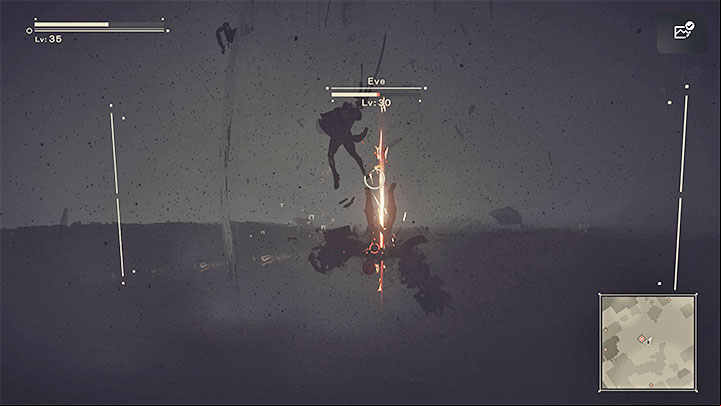 Do not forget about the option to revive another player, especially if your previous sidekick has already died as a result of the boss' attacks or staying active for too long - NieR Automata: Chapter 10, Ending A, Route A - walkthrough - Route A - NieR Automata Guide