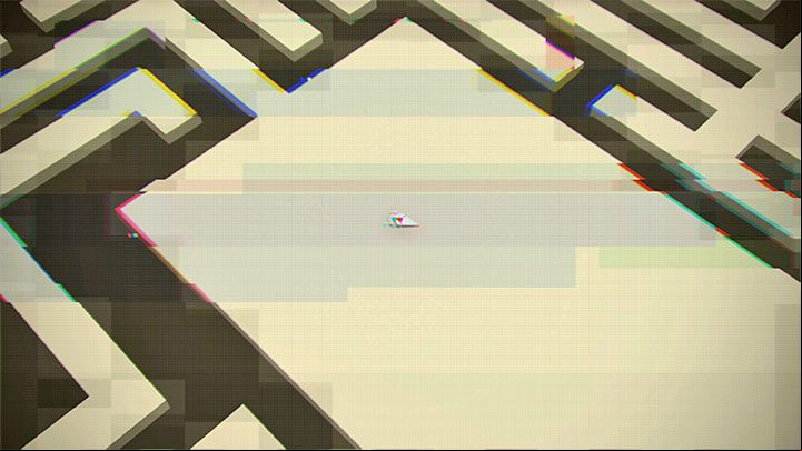 Continue to reach consequent white squares and read the walls of text until you begin to experience image distortion - NieR Automata: Chapter 8, Route B - walkthrough - Route B - NieR Automata Guide