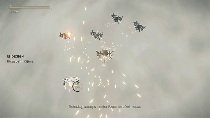 When you're in the air, the Flight Suit-wearing androids that will appear on screen - NieR Automata: Chapter 11, 2B and 9S - Route C, D - walkthrough - Route C and D - NieR Automata Guide