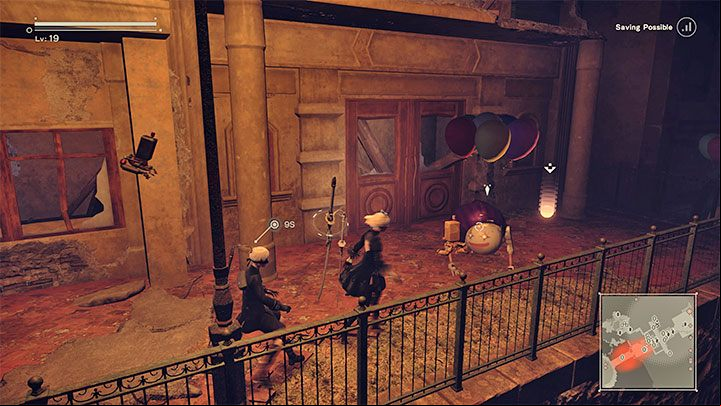 Stamp 7 - Return to the main path and go up the stairs towards the main building of the Park - NieR Automata: Amusement Park - walkthrough, side missions - Side missions - NieR Automata Guide