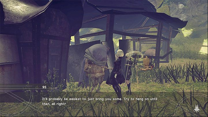 Quest giver: Animal-loving Machine (Forest Zone) - Nier Automata: Forest Zone and Forest Castle - walkthrough, side missions - Side missions - NieR Automata Guide