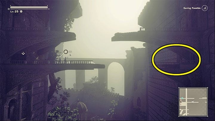 Searching for the third chest start near the blacksmith Masamune headquarters - Nier Automata: Forest Zone and Forest Castle - walkthrough, side missions - Side missions - NieR Automata Guide