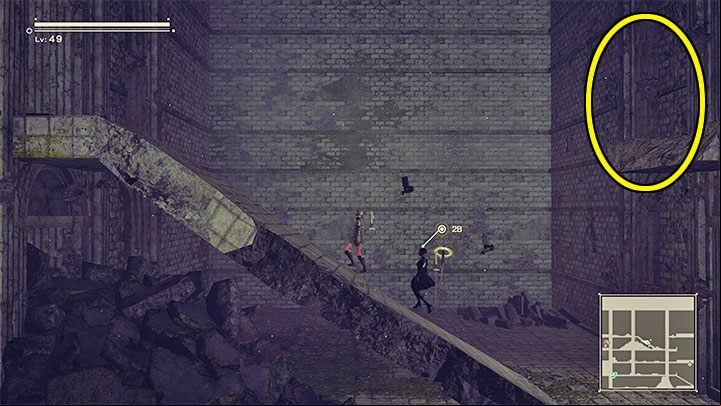 By opening all the chests, you will get a key you will take back to the library - Nier Automata: Forest Zone and Forest Castle - walkthrough, side missions - Side missions - NieR Automata Guide
