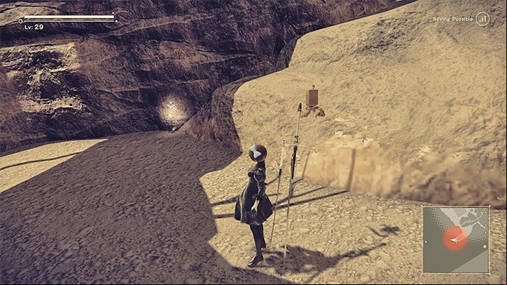Repeat these actions with the next distant shelves until you reach the location where the desired flower grows - Nier Automata: Forest Zone and Forest Castle - walkthrough, side missions - Side missions - NieR Automata Guide
