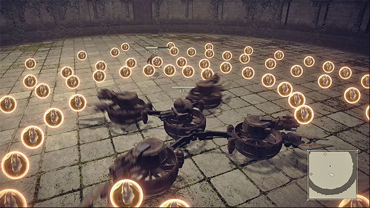 We advise you to experiment with different types of machines to choose the ones that match your preferences - Nier Automata: Forest Zone and Forest Castle - walkthrough, side missions - Side missions - NieR Automata Guide