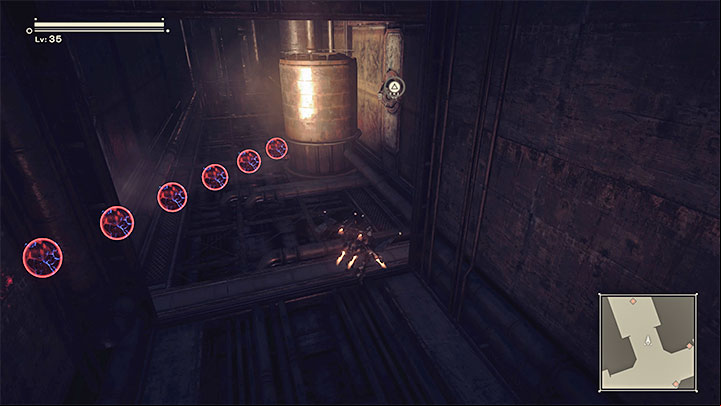 Soon your quest objective will be updated and icons marking 4 defense system locations will appear - you can visit them in any order - NieR Automata: Chapter 1, Route B - walkthrough - Route B - NieR Automata Guide