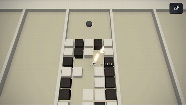 The hacking game is a little different when hacking devices connected with the current quest objective - NieR Automata: Chapter 1, Route B - walkthrough - Route B - NieR Automata Guide
