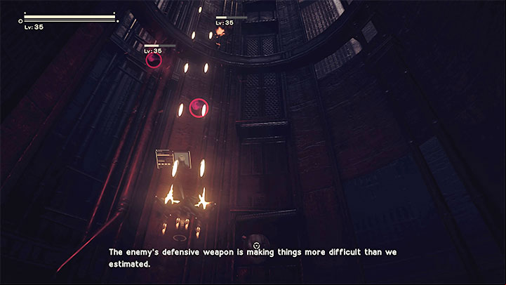 Destroying the defense systems will initiate another "regular" flight - NieR Automata: Chapter 1, Route B - walkthrough - Route B - NieR Automata Guide