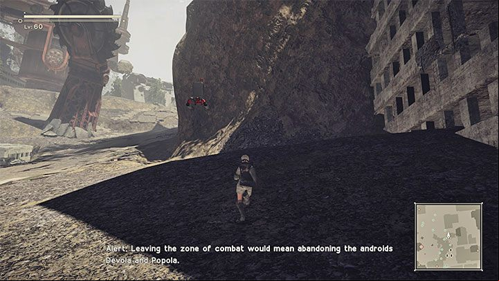 Instead of trying to hack the Tower, focus on fighting the machines - NieR Automata: Chapter 17, 9S and A2 - Route C, D - walkthrough - Route C & D - NieR Automata Guide