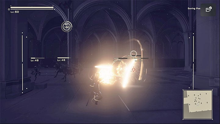 In one of the rooms you'll find hostile 2B models you have to fight off - NieR Automata: Chapter 17, 9S and A2 - Route C, D - walkthrough - Route C & D - NieR Automata Guide