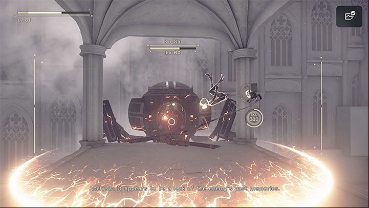 All the while you must avoid other attacks from the boss - NieR Automata: Chapter 17, 9S and A2 - Route C, D - walkthrough - Route C & D - NieR Automata Guide