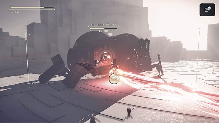 The bosses also have some attacks they use less commonly, those being - NieR Automata: Chapter 17, 9S and A2 - Route C, D - walkthrough - Route C & D - NieR Automata Guide