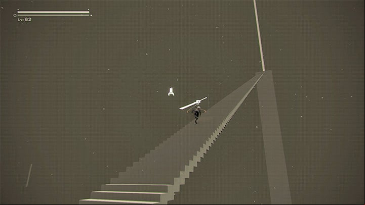 After 9S is deprived of his entire health bar, you have to complete an additional scene in cyberspace - Nier Automata: Route C and Route D endings - walkthrough - Route C & D - NieR Automata Guide