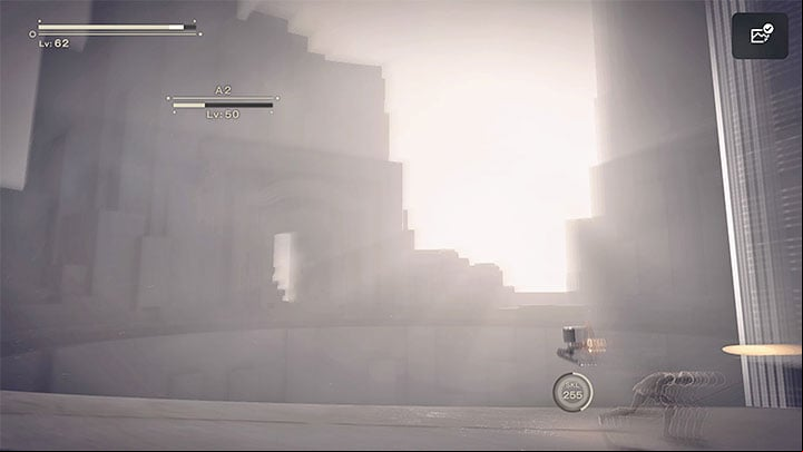 A2 performs quick attacks after disappearing from the screen - Nier Automata: Route C and Route D endings - walkthrough - Route C & D - NieR Automata Guide