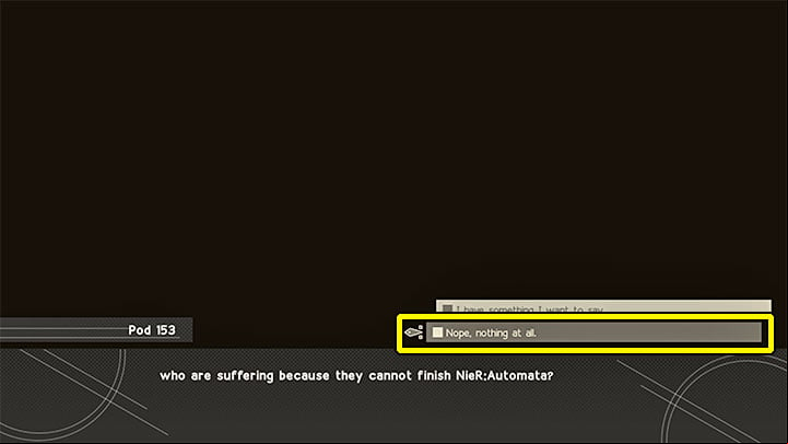 Important note - you will have to answer a question that can lead to deleting all the saves you have on the hard drive of your console or computer - Nier Automata: Route C and Route D endings - walkthrough - Route C & D - NieR Automata Guide
