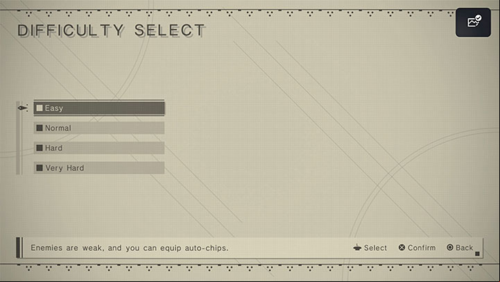 Cheats can only be equipped on Easy mode - NieR Automata: Cheats - Basics - NieR Automata Guide
