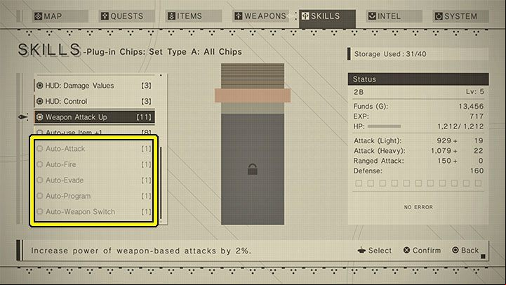 You can use either some or all of the cheats - NieR Automata: Cheats - Basics - NieR Automata Guide