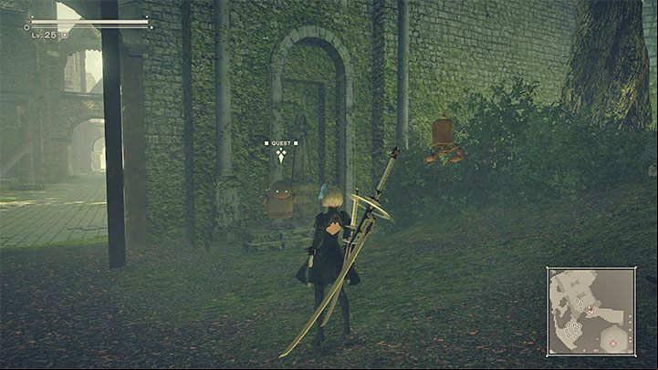In NieR Automata, you can accept many optional quests, but in the vast majority of cases you will need to find the questgivers by yourself - NieR Automata: Exploration - Basics - NieR Automata Guide