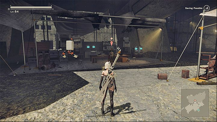 Go into the rebel hideout and talk to Anemone twice - Nier Automata: Chapter 14, A2 - Route C, D - walkthrough - Route C & D - NieR Automata Guide