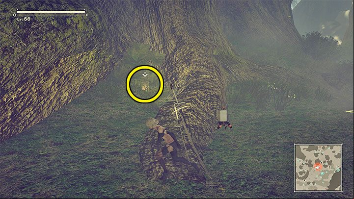 The area indicated by Pascal is located in Forest Zone and in this case, you can use fact travel - Nier Automata: Chapter 14, A2 - Route C, D - walkthrough - Route C & D - NieR Automata Guide