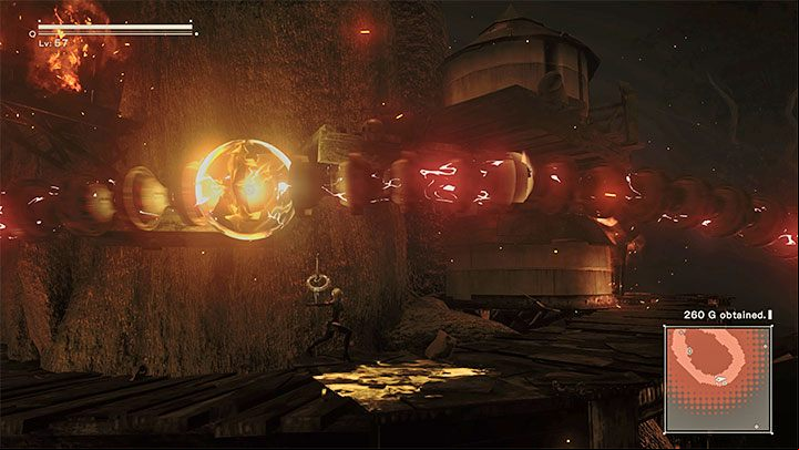 Pascal will give you permission to attack these machines, which have turned against the peaceful inhabitants of the village - Nier Automata: Chapter 14, A2 - Route C, D - walkthrough - Route C & D - NieR Automata Guide