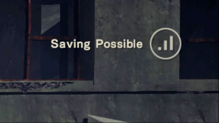 The Saving Possible message, appearing in the upper right corner of the screen, informs you that you can save the game - NieR Automata: Saving - how to save? - FAQ - NieR Automata Guide