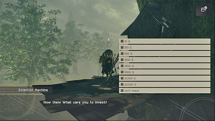 If you want to complete the game in 100% you can also spend money consistently throughout all the campaign Routes on - NieR Automata: Gold (G) - how to collect? - FAQ - NieR Automata Guide