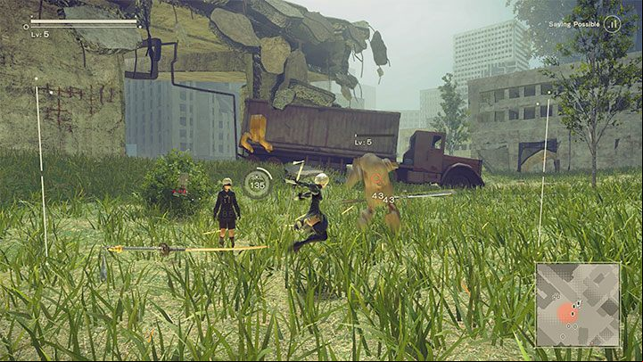 Quest description: After looking through the Supply Trader's offer, a conversation that begins the described quest will start, during which you can offer your help - NieR Automata: City Ruins - walkthrough, side quests - Side missions - NieR Automata Guide