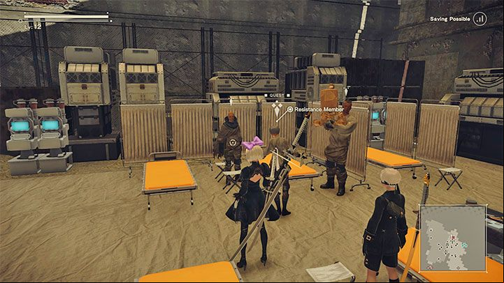 Quest giver: Resistance Member (Resistance Camp) - NieR Automata: City Ruins - walkthrough, side quests - Side missions - NieR Automata Guide