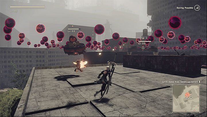 The only more problematic group is the one in the picture - NieR Automata: City Ruins - walkthrough, side quests - Side missions - NieR Automata Guide