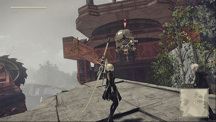 Quest giver: Wrecked Goliath (City Ruins) - NieR Automata: City Ruins - walkthrough, side quests - Side missions - NieR Automata Guide