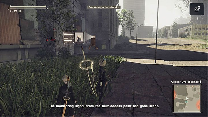 Quest giver: Operator 6O (City Ruins) - NieR Automata: City Ruins - walkthrough, side quests - Side missions - NieR Automata Guide