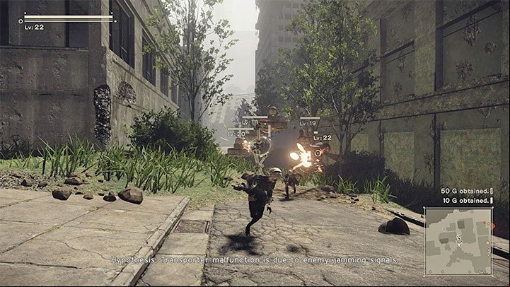 Quest giver: Operator 6O (City Ruins) - NieR Automata: City Ruins - walkthrough, side quests - Side missions - NieR Automata Guide