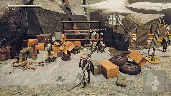 Quest giver: Devola (Resistance Camp) - NieR Automata: City Ruins - walkthrough, side quests - Side missions - NieR Automata Guide