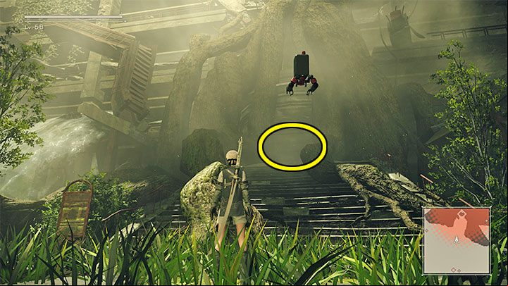 Although you will receive rewards, the quest won't end yet - NieR Automata: City Ruins - walkthrough, side quests - Side missions - NieR Automata Guide